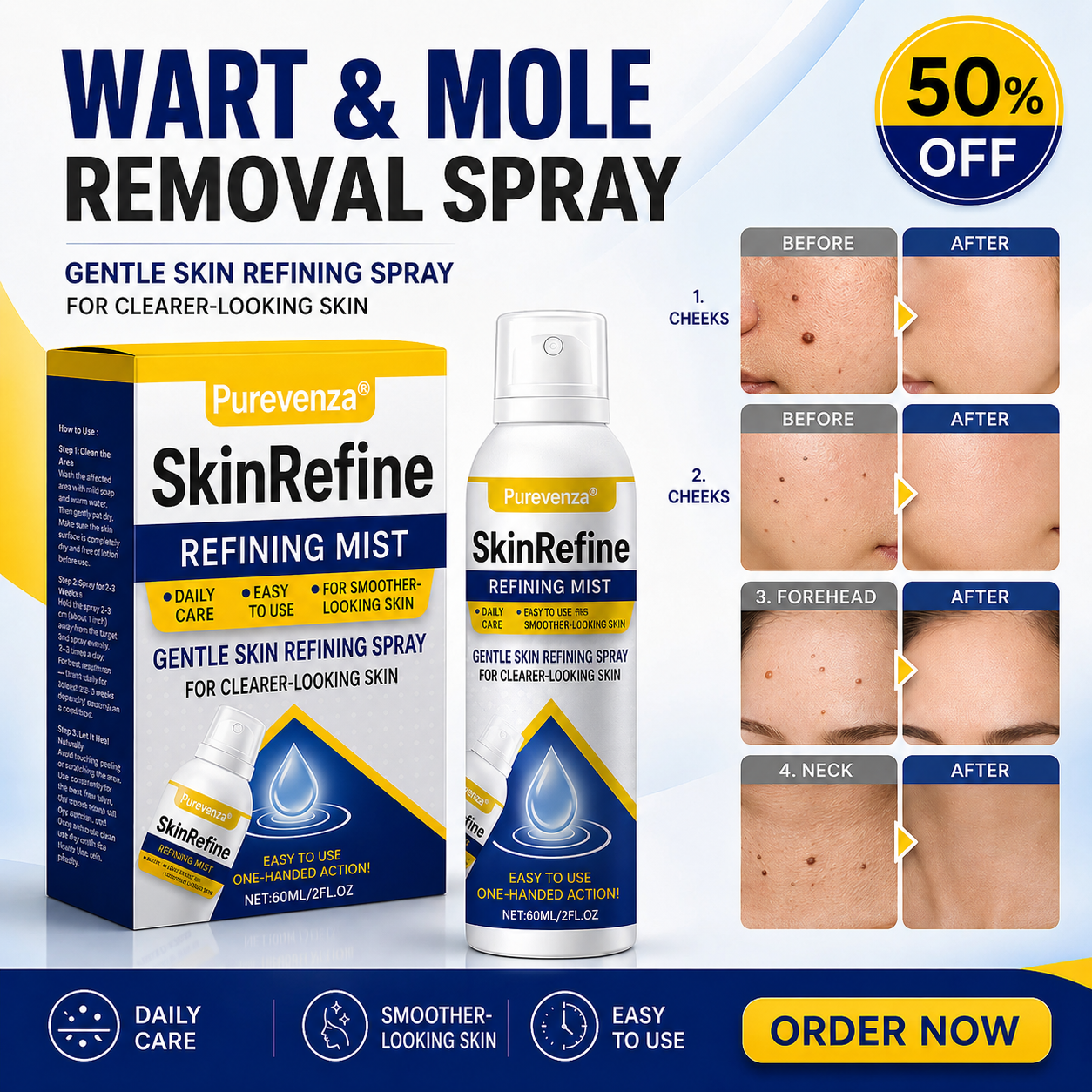 Purevenza™ Wart & Mole Removal Spray