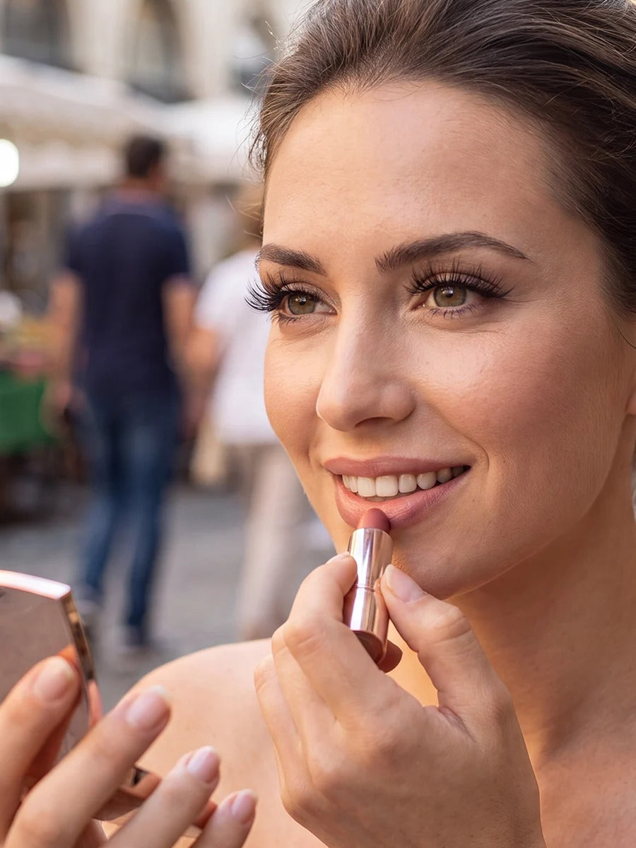 Soft glam lash look for a date night