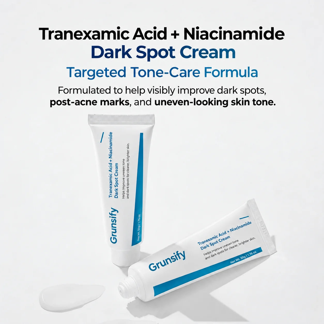 Grunsify dark spot cream formula and texture