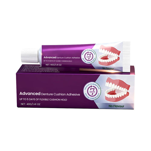 Advanced Denture Cushion Adhesive 🦷 Up to 5 Days of Flexible Cushion Hold