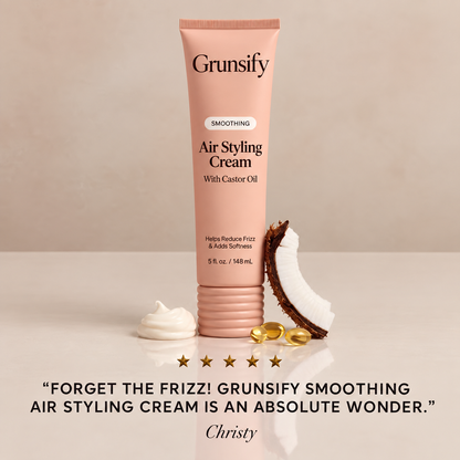 Grunsify Air Styling Cream – Smoothing Leave-In Hair Treatment
