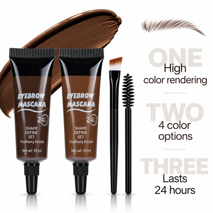 👁️ Waterproof Brow Gel – Shape, Define & Set | Feathery Finish | 3-Day Wear