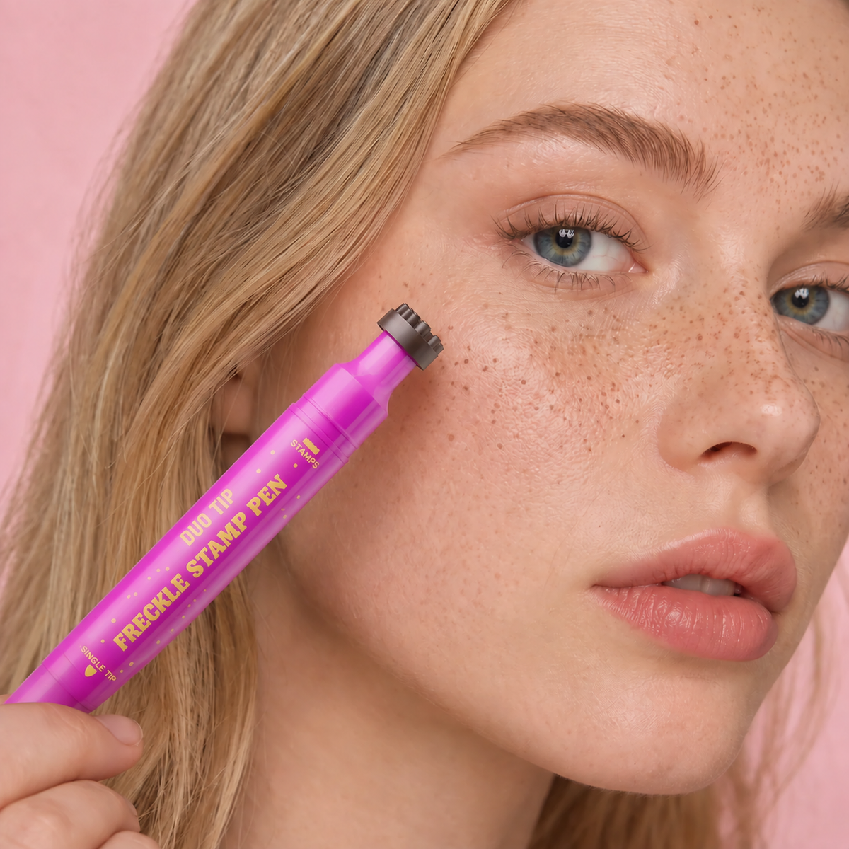 3 in 1 Waterproof Faux Freckle Stamp & Fine Tip Pen