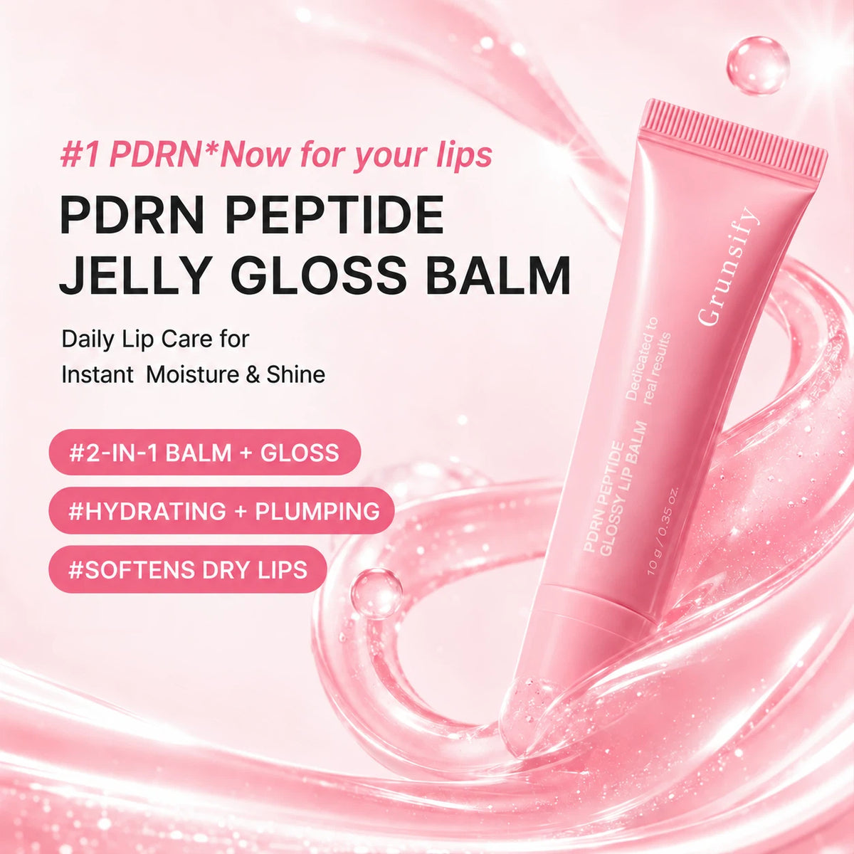 PDRN Peptide Hydrating & Plumping Lip Balm