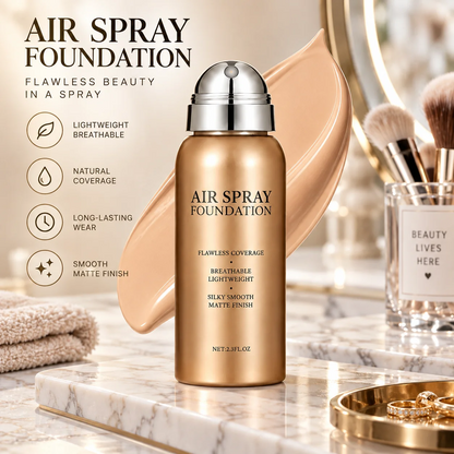 Waterproof & Sweat-Resistant Spray Foundation with Lightweight✨