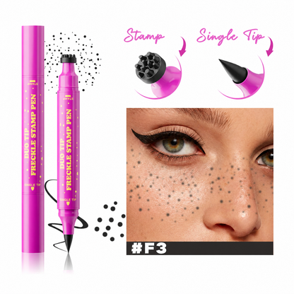 3 in 1 Waterproof Faux Freckle Stamp & Fine Tip Pen