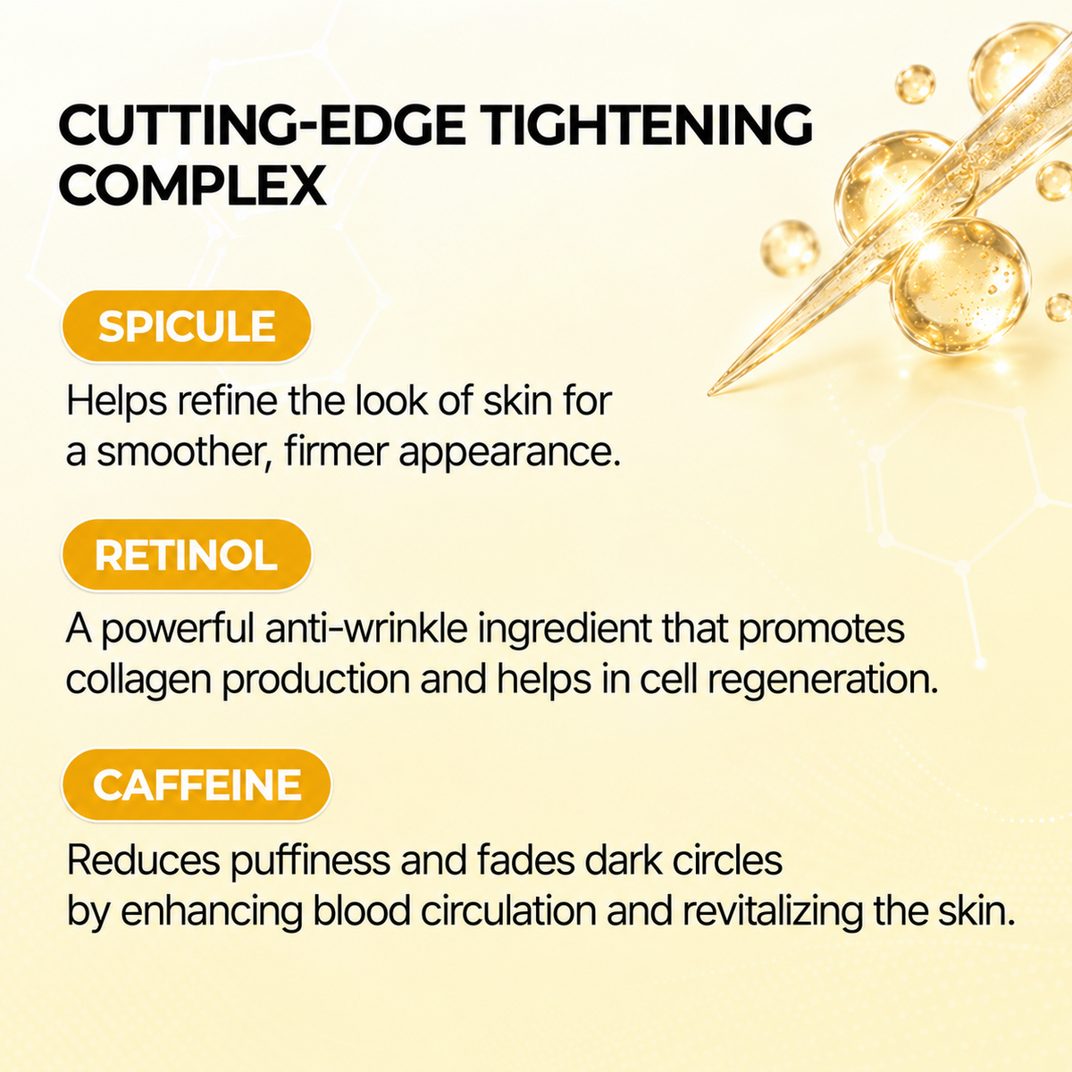 EYE RENEWAL Retinol + Caffeine Eye Cream – Smoother-Looking Under-Eyes & Transparent Finish