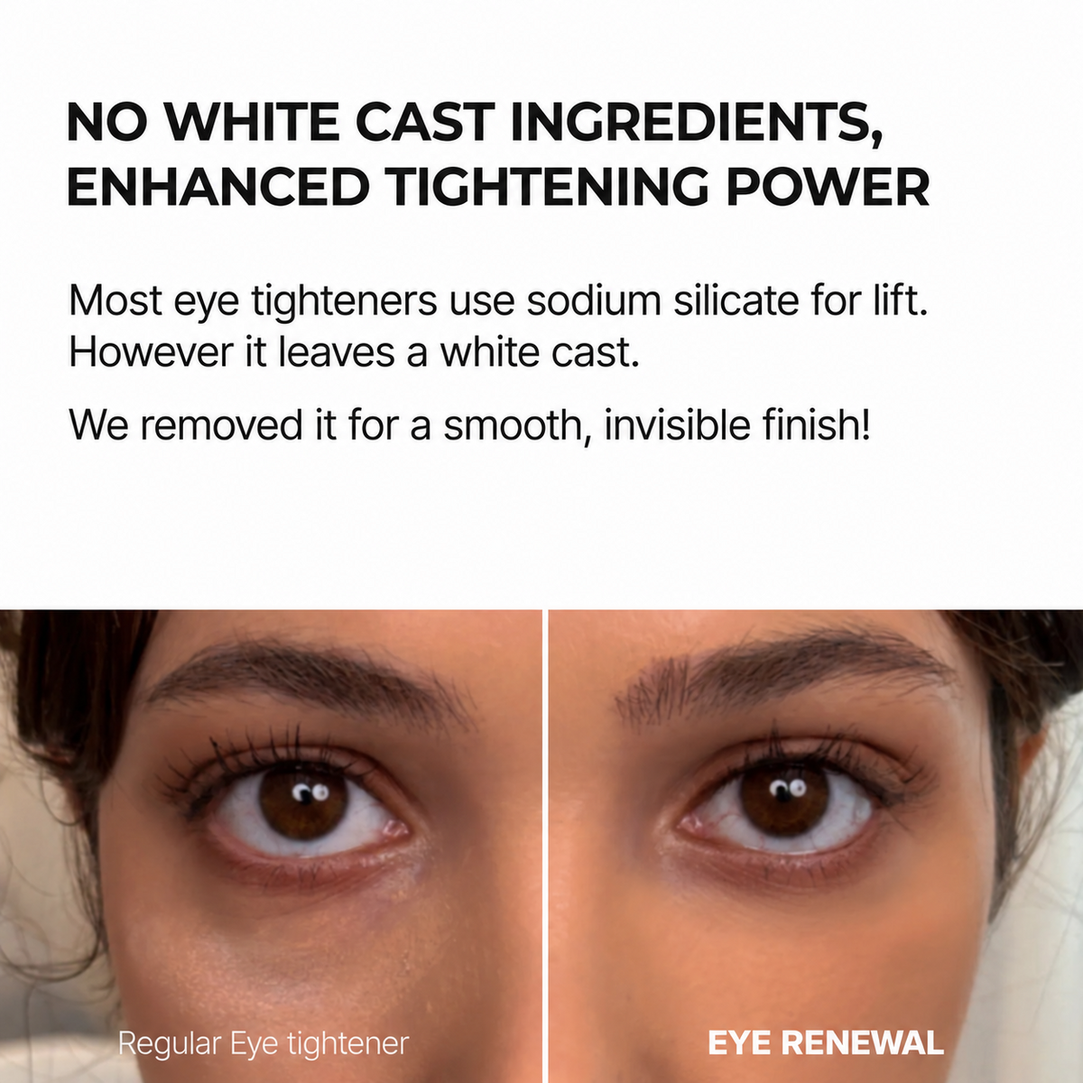 EYE RENEWAL Retinol + Caffeine Eye Cream – Smoother-Looking Under-Eyes & Transparent Finish