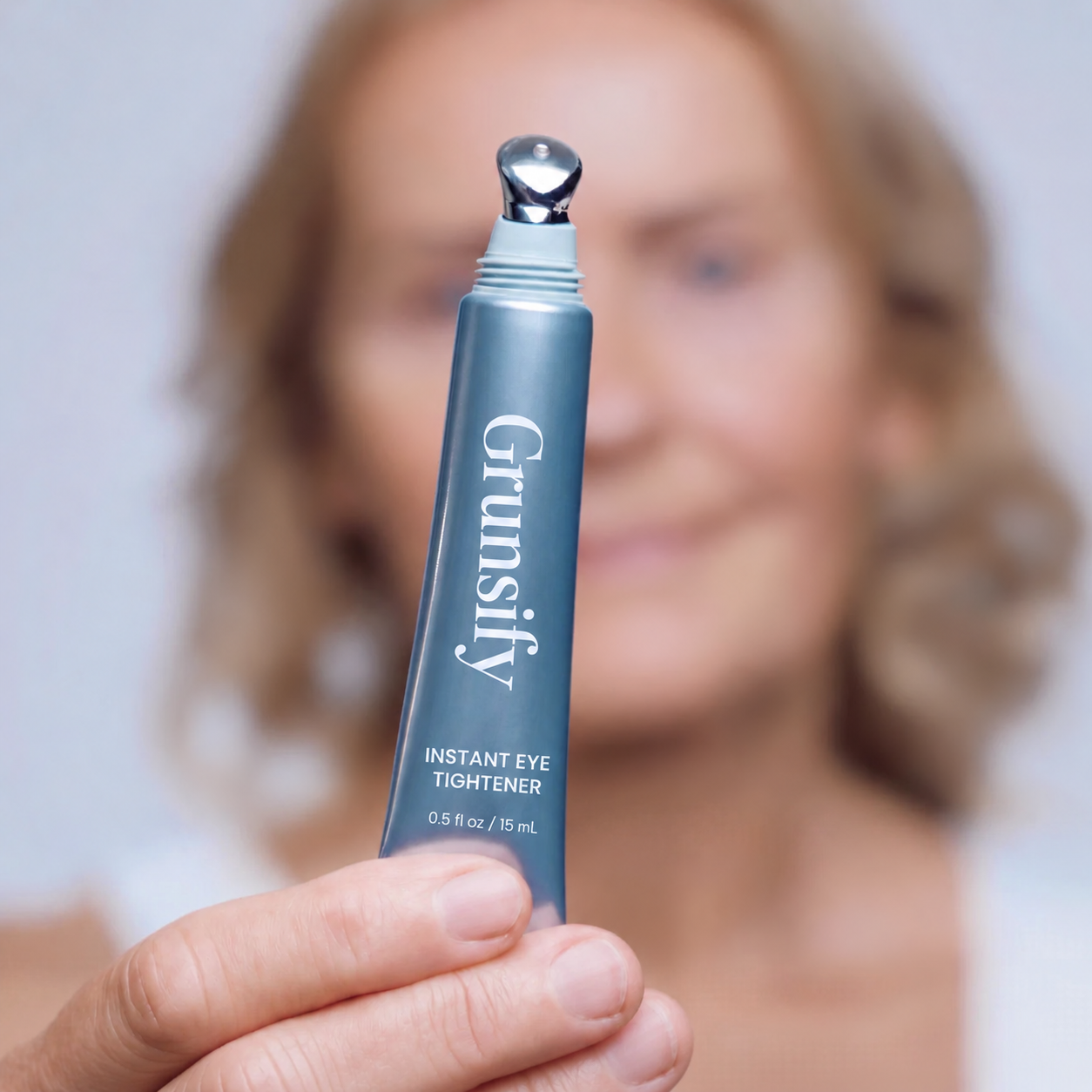 Grunsify eye serum cooling metal applicator close-up