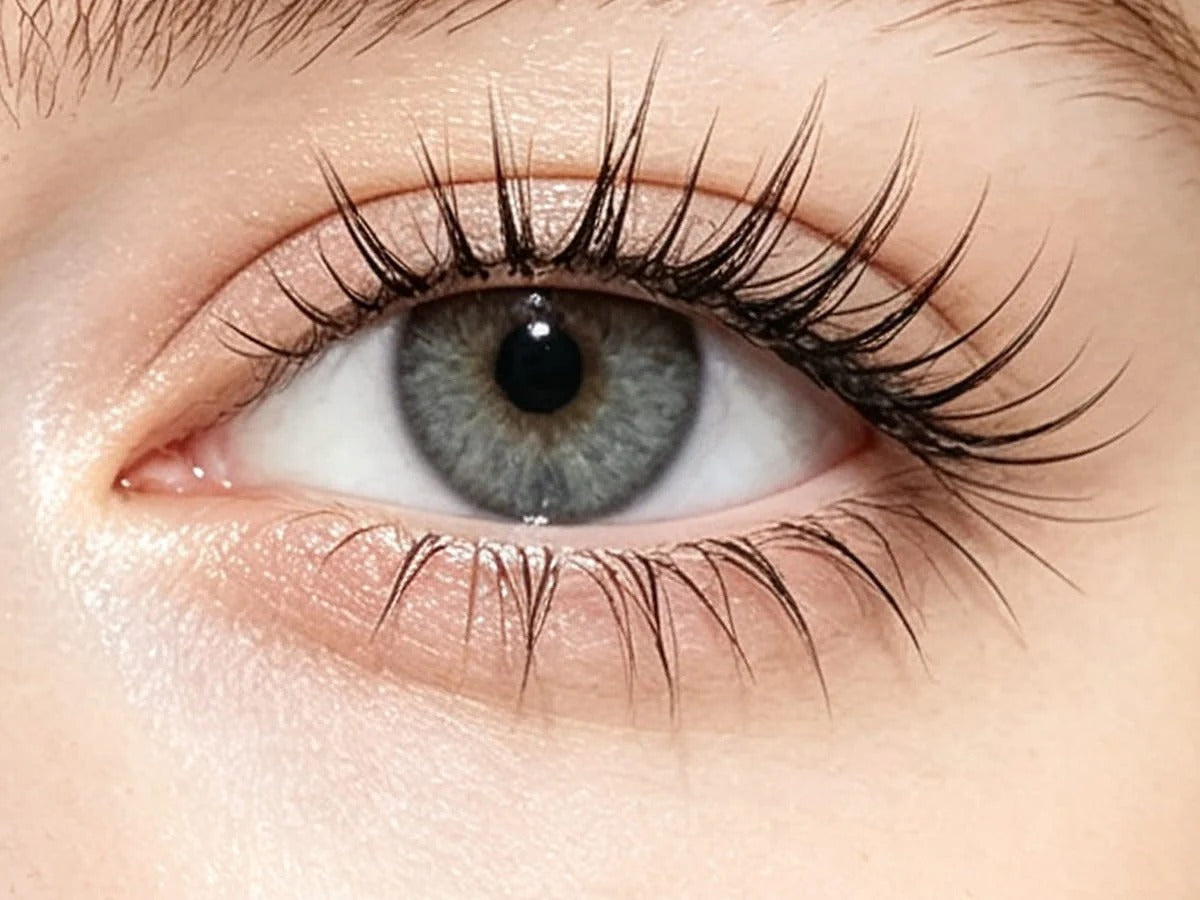 Eye after wispy lash application