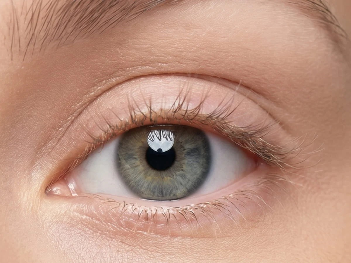 Eye before fuller lash application