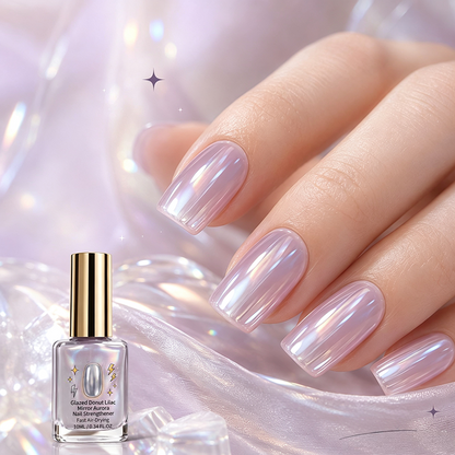 ✨💜Lilac Glossy Mirror Nail Strengthener