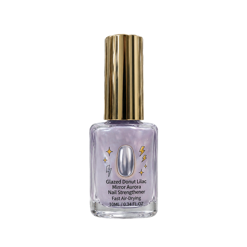 ✨💜Lilac Glossy Mirror Nail Strengthener