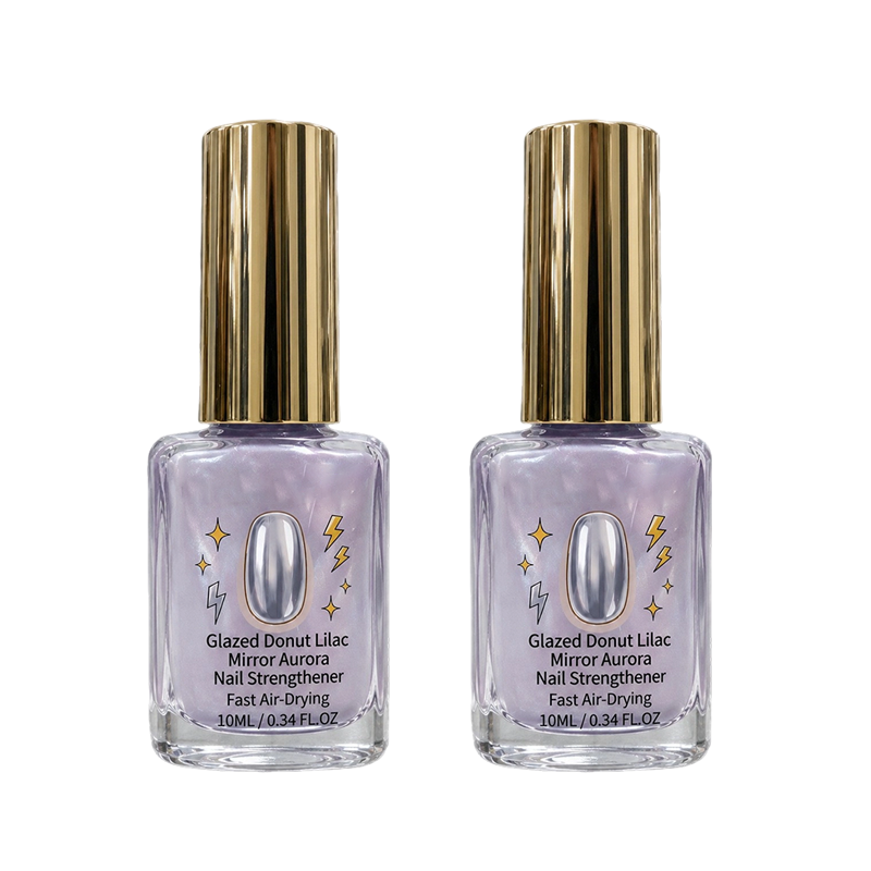 ✨💜Lilac Glossy Mirror Nail Strengthener