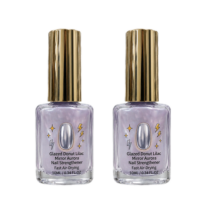 ✨💜Lilac Glossy Mirror Nail Strengthener